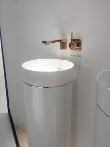 Waschsäule Porzellan ISH 2015