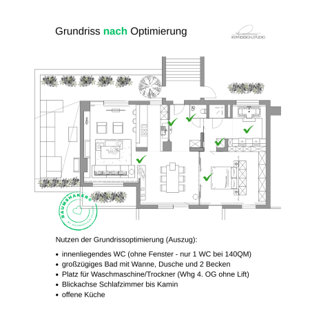 Grundrissoptimierung mit raumshaker® hilft für die beste Raumlösung